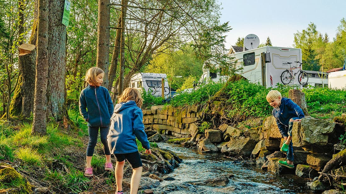 Caravan Resort Gützkow zwischen Usedom und Rügen in der Nähe der Ostsee
