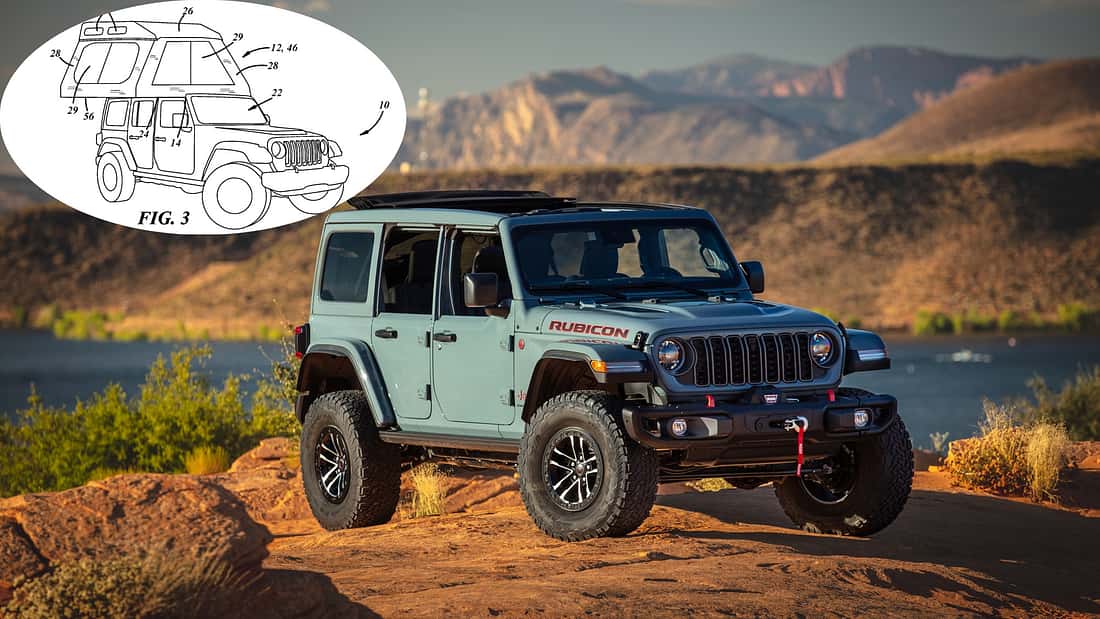 Sensationelles Dachzelt fr den Jeep Wrangler