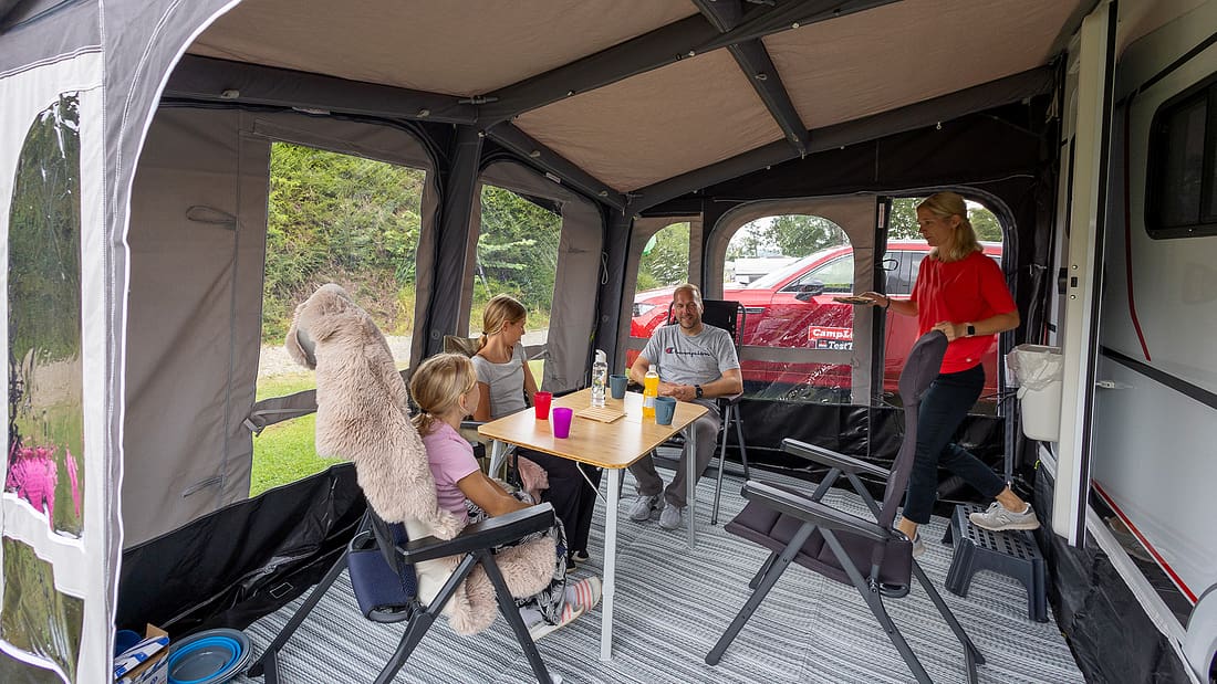 Caravan Resort Gützkow zwischen Usedom und Rügen in der Nähe der Ostsee