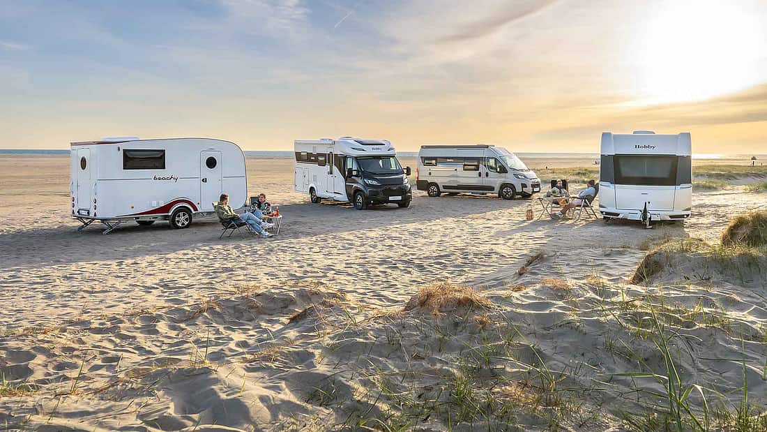 Wohnwagen schlägt Wohnmobil: Warum kaufen trotzdem alle das Falsche? Caravan Resort Gützkow zwischen Usedom und Rügen in der Nähe der Ostsee