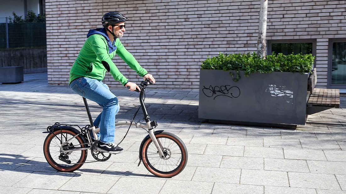Faltrad für Camper mit 20-Zoll-Rädern: Brompton G-Line im Praxistest Caravan Resort Gützkow zwischen Usedom und Rügen in der Nähe der Ostsee