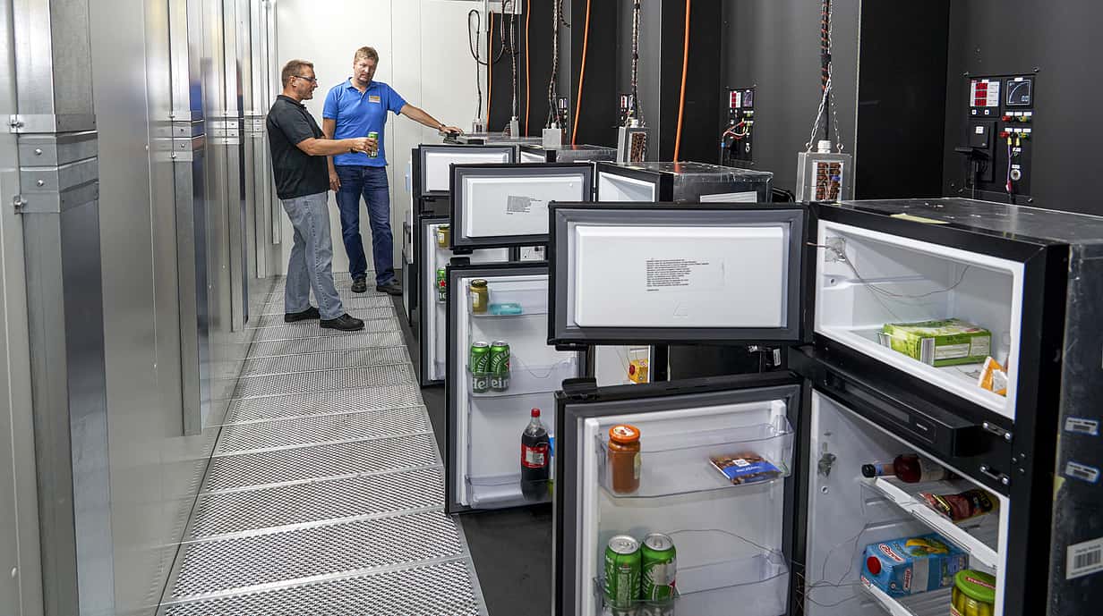 Kühlschrank-Test