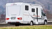Langer Überhang und kurzer Radstand beim Adria Compact