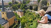 Durch den unteren Stadtteil schlängelt sich die Alzette.