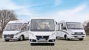 Integrierte Carthago Chic C-Line, Knaus Sun i und Hymer B 678 Premium Line