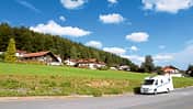 Reisemobil im Bayerischen Wald