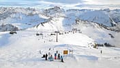 Pisten am Diedamskopf für Skifahrer und Snowboarder