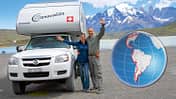 Willi und Katrin Mohler mit ihrem Pick-up-Camper die Welt. 