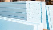 Das Isoliermaterial XPS ist zumeist blau eingefärbt.