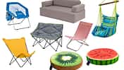 Camping-Sitzgelegenheiten