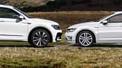 SUV Pkw Vergleich Aufmacher Passat Tiguan Collage