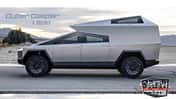 CyberCamper - Camping-Rendering Tesla Cybertruck