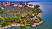 Fortress of Castiglione del Lago on Lake Trasimeno, Umbria, Italy