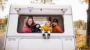 Günstiger Familiencaravan