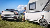 Elektro-Camping Caravan lŠdt Zugwagen