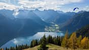 Alpen, Bergsee, Panorama, Paragliding
