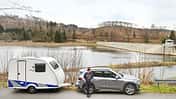 Anhänger, Caravan, Auto, Natur,Wasser