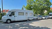 Laternenparker Reisemobil