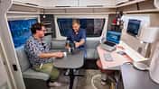 Home Office Caravan, mobiles Arbeiten, digitale Nomaden, Studie