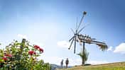 Oesterreich, Suedsteiermark Windrad i