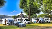 Stellplätze, Deutsches Eck, Koblenz, Wohnmobile