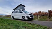 Campervan, Peugeot, Aufstelldach, Campingbus, Außenaufnahme