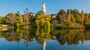 Landgrafenschloss, Wasser, Reflexion, Natur