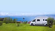 Schweiz, Frankreich, Genfer See, Camper