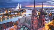 Basel, Switzerland at Dawn