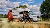 Race Edition, Motorhome Exclusiv, Campingbus, Motorrad, Außenanschlüsse