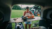 Campervan, K+che, Arbeitsfläche