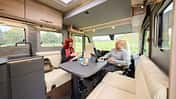 Sitzgruppe, Eura Mobil Integra Line GT 726 QF, Eura Mobil, Wohnmobil, Camping, Mercedes