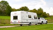 Dethleffs C´GO 495 QSK, Wohnwagen, Caravan, hinten