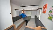 Sterckeman Easy 32DD, Wohnwagen, klein, Sitzgruppe