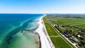 Luftbild, Strand, Ostsee, Schönberg