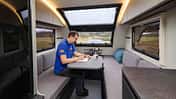 adria, action, sports, test, wohnwagen Sitzgruppe