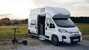 E-Scooter, Camping, Campingbus