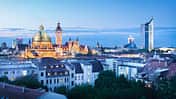 Skyline, Leipzig, Ostdeutschland, Stadt