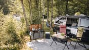 Küchenbox, Capri Deluxe, Campingszene, Hip, Vorzeltteppich, Vanlife, Bus