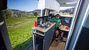 Clever Duo, Van, Reisemobil, Kastenwagen, Sitzgruppe, Küche
