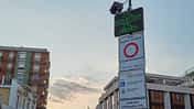 ZTL Not Active - Digital Sign In Italian Urban Area