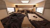 Dethleffs Just Van T5 Wohnmobil mit Einzelbetten im Heck