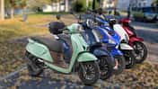 Roller, Freisteller, Parkplatz