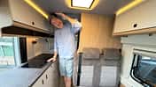 Hobby Ontour Van 600 FT, Dauertest, Wohnmobil, Stehhöhe, Wohnraum