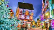 christmastime,christmassy,christmas toys,upper rhine,xmas market,alsacia Colmar, France. Famous Christmas March in Alsace, Haut-Rhin