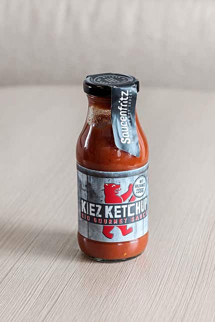 Fertige Soßen im Campingfahrzeug Saucenfritz Kiez Ketchup