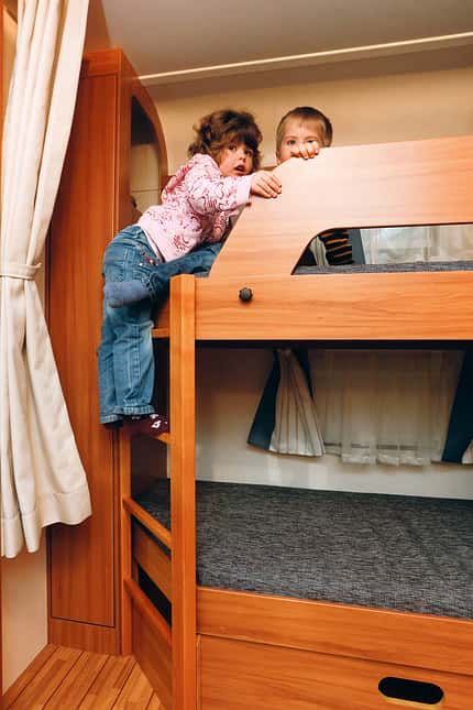 Familiencaravan, Leseraktion, Stockbett, Kinder Familiencaravan 3