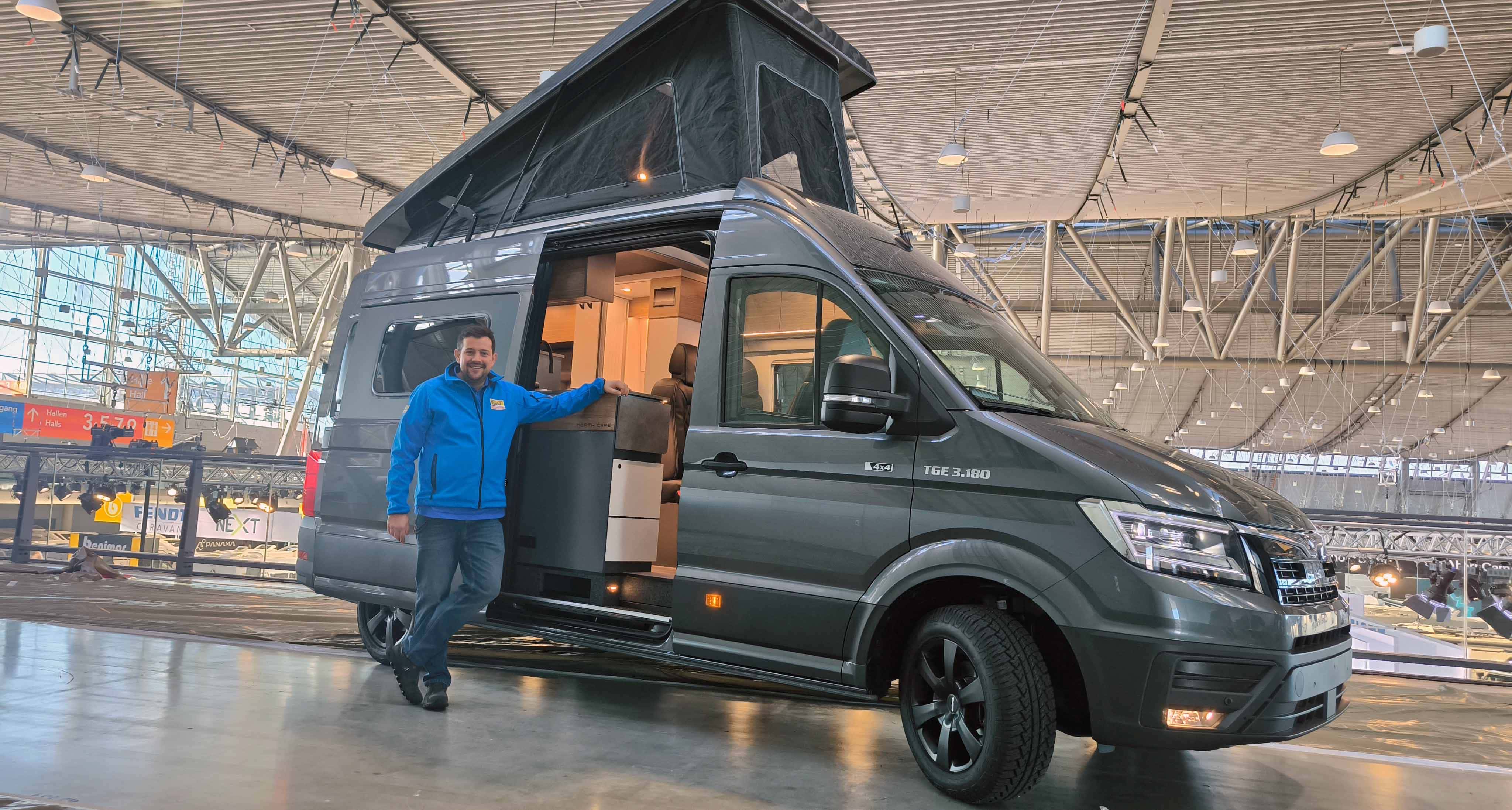 Messehalle, CMT 2026, Campingbus, Redakteur Messehalle, CMT 2026, Campingbus, Redakteur