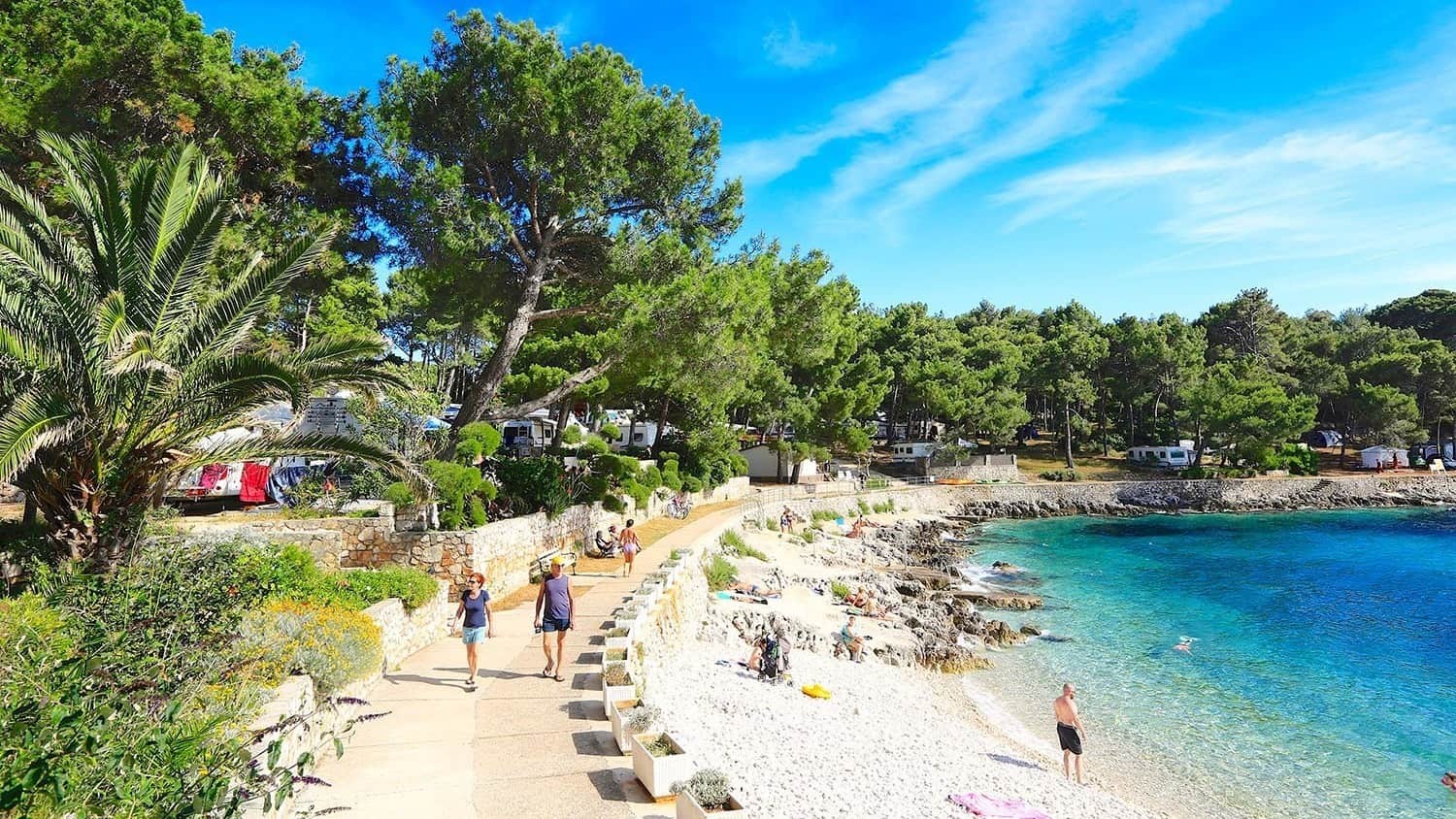 Kroatien: Camping Cikat auf der Insel Loinj