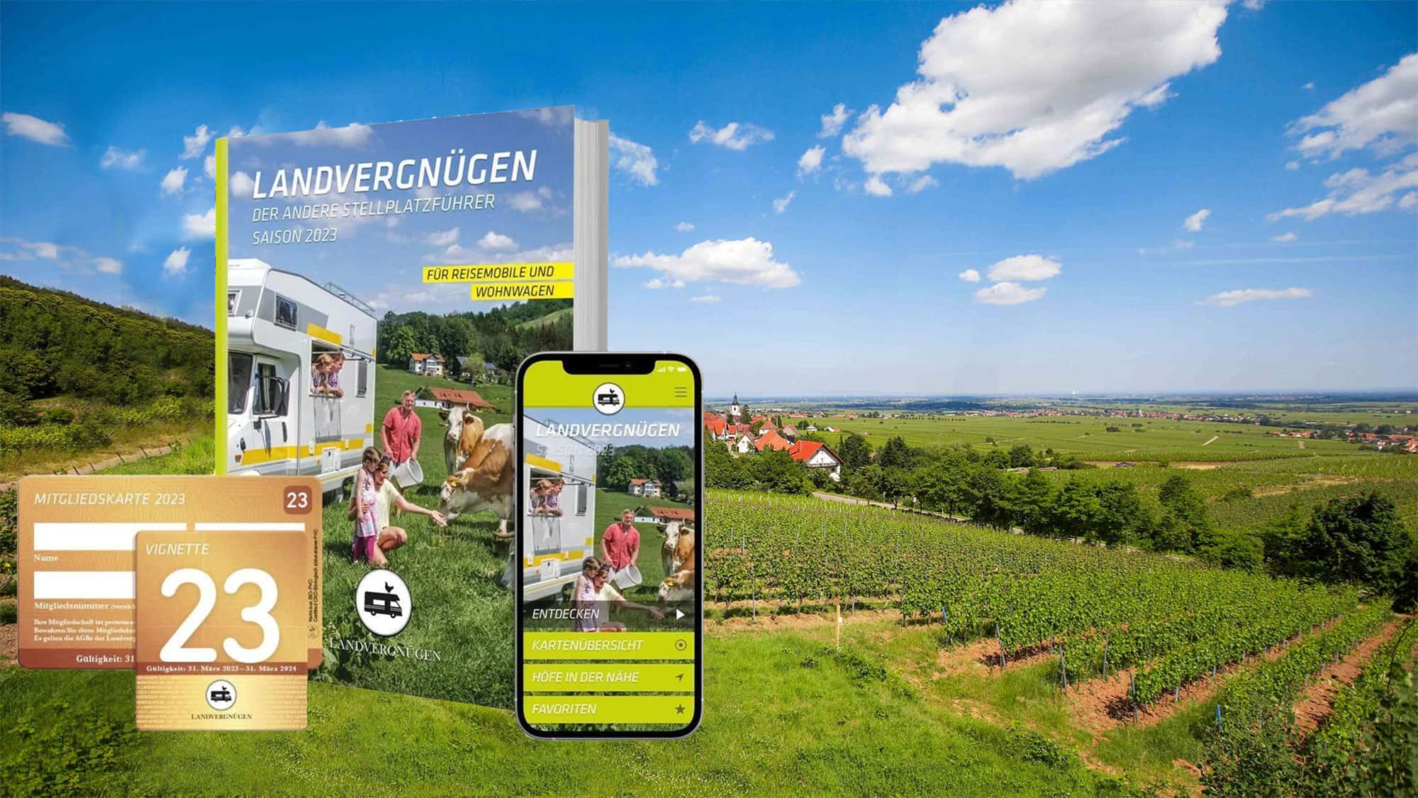 Landvergngen-Reisefhrer 2023: Stellpltze an Bauernhfen